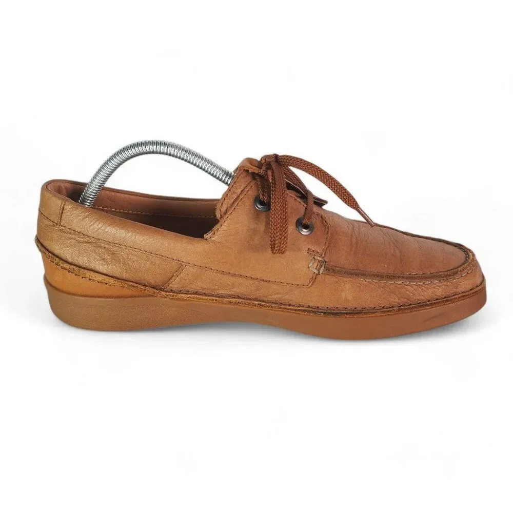 Clarks Oakland Sun Slip-on Moccasin Leather Loafers 261395547 Brown Men's 9.5M‎
